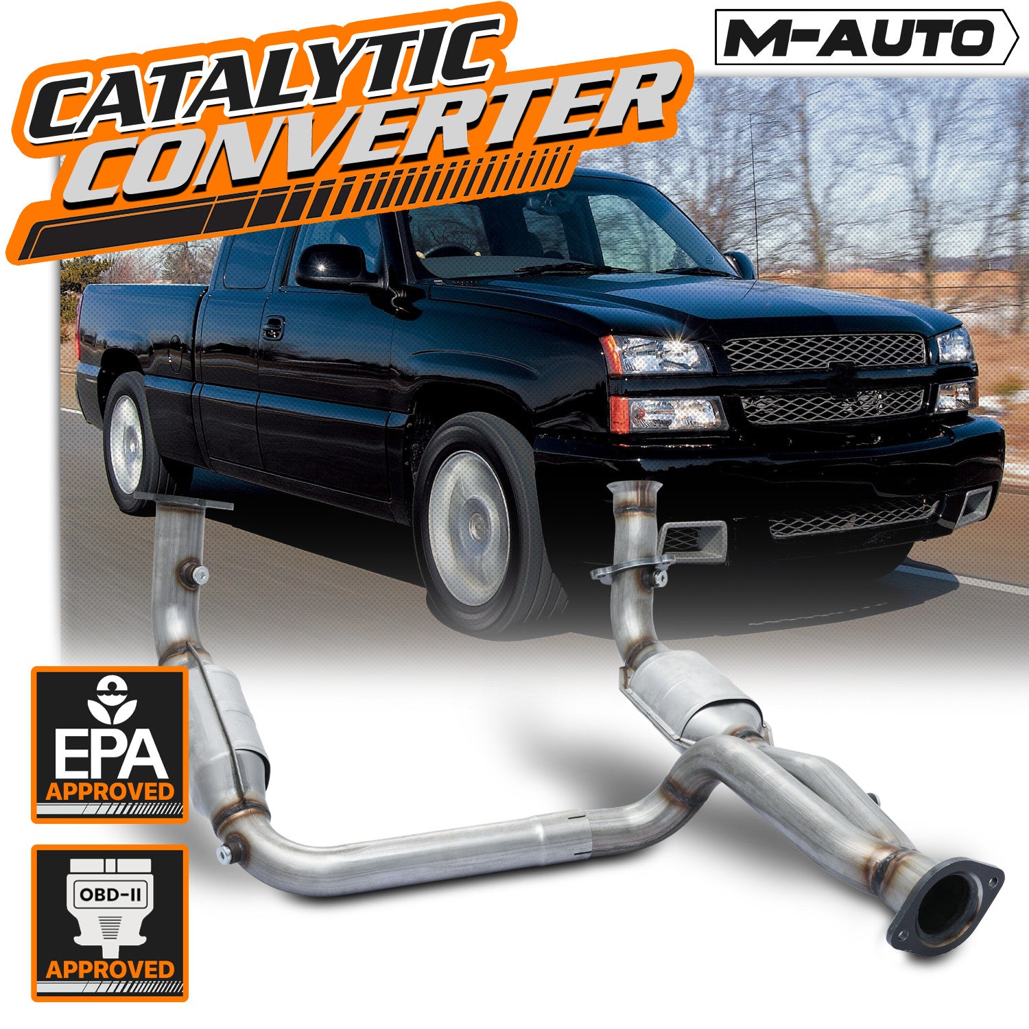 Catalytic Converter Y-Pipe for Silverado/Suburban