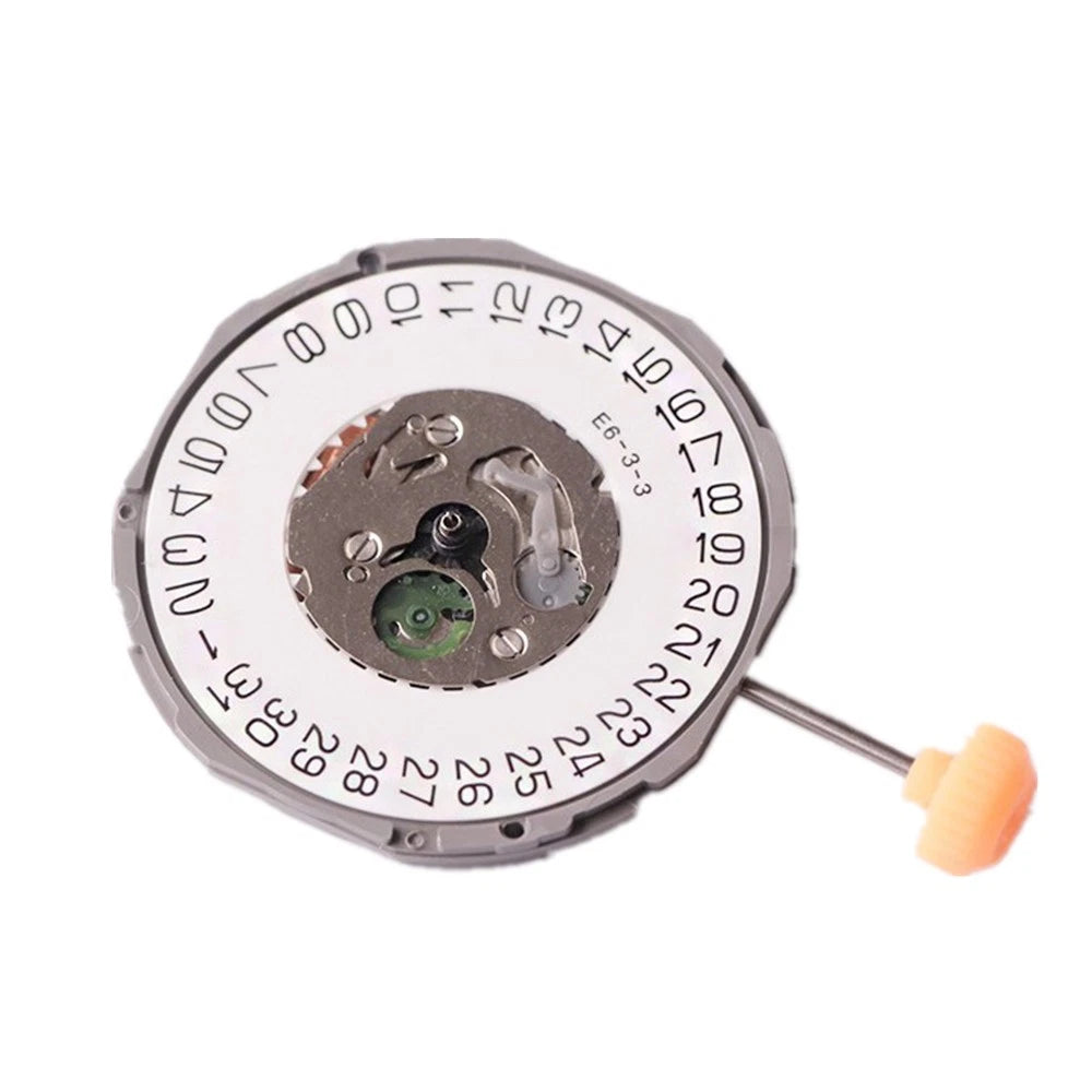 3 Pin Quartz Watch Movement Repair Part Date@ 3/6 For Miyota 1m12
