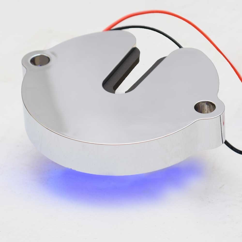 ITC Pontoon Boat Wine Glass Holder Base 81442CH-BL | LED 12V BlueOpens