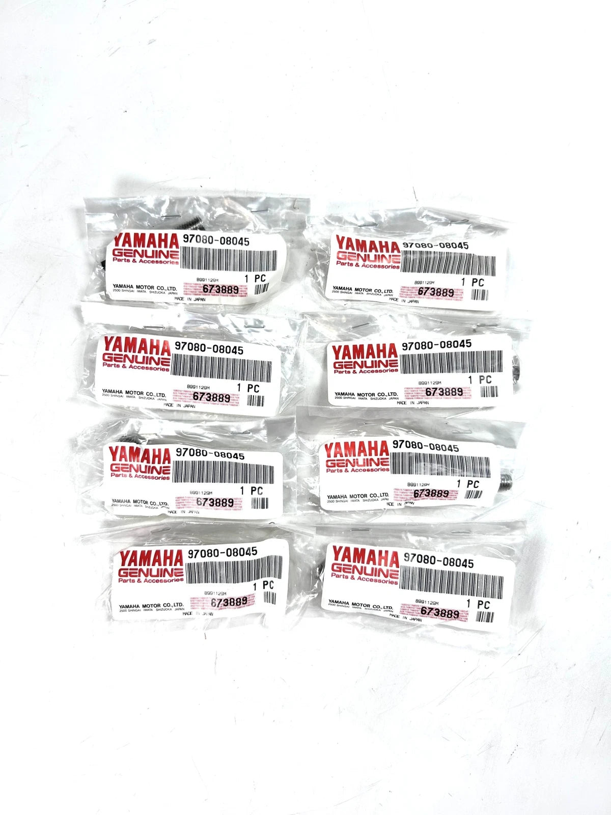 '-New- Yamaha 97080-8045, Bolt Screw Set , Oem - 8 | Hook & Hull Co