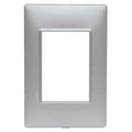 Vimar Boat Light Switch Plate 14653.20 | Plana Silver Matte