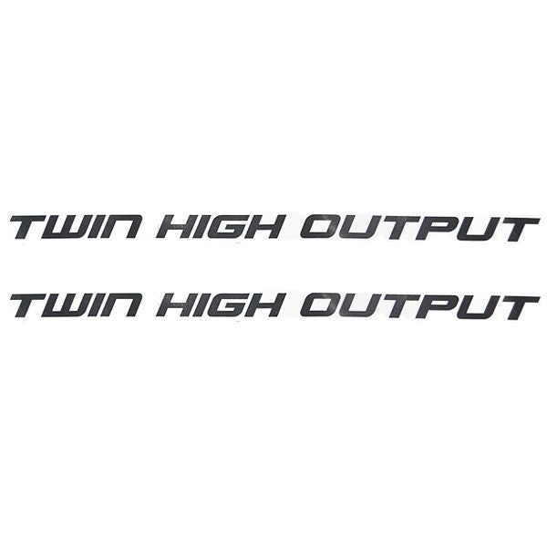 Yamaha Boat Decal Twin High Output 11 1/4 Inch Gray by Yamaha
