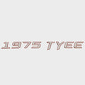 Lund Boat Raised Emblem Decal 2335536 14 1/2 Inch Silver Red by Lund