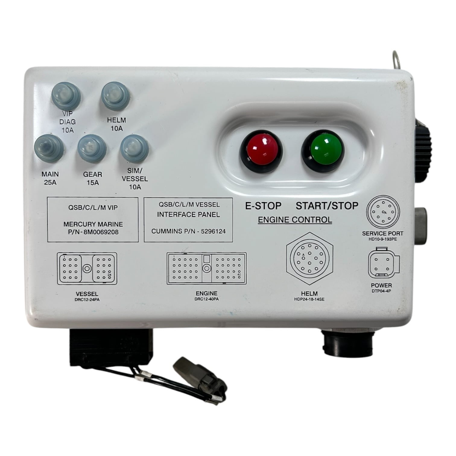 Cummins 5296124 - Marine Vessel Interface Panel | Hook & Hull Co