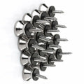 2/4/8/ Guitar Bass Chrome Metal End Pin Strap Buttons Cushion Screws D