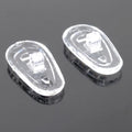 50pairs Crystial Silicone Eyeglass Oval Sunglass Glasses Nose Pads