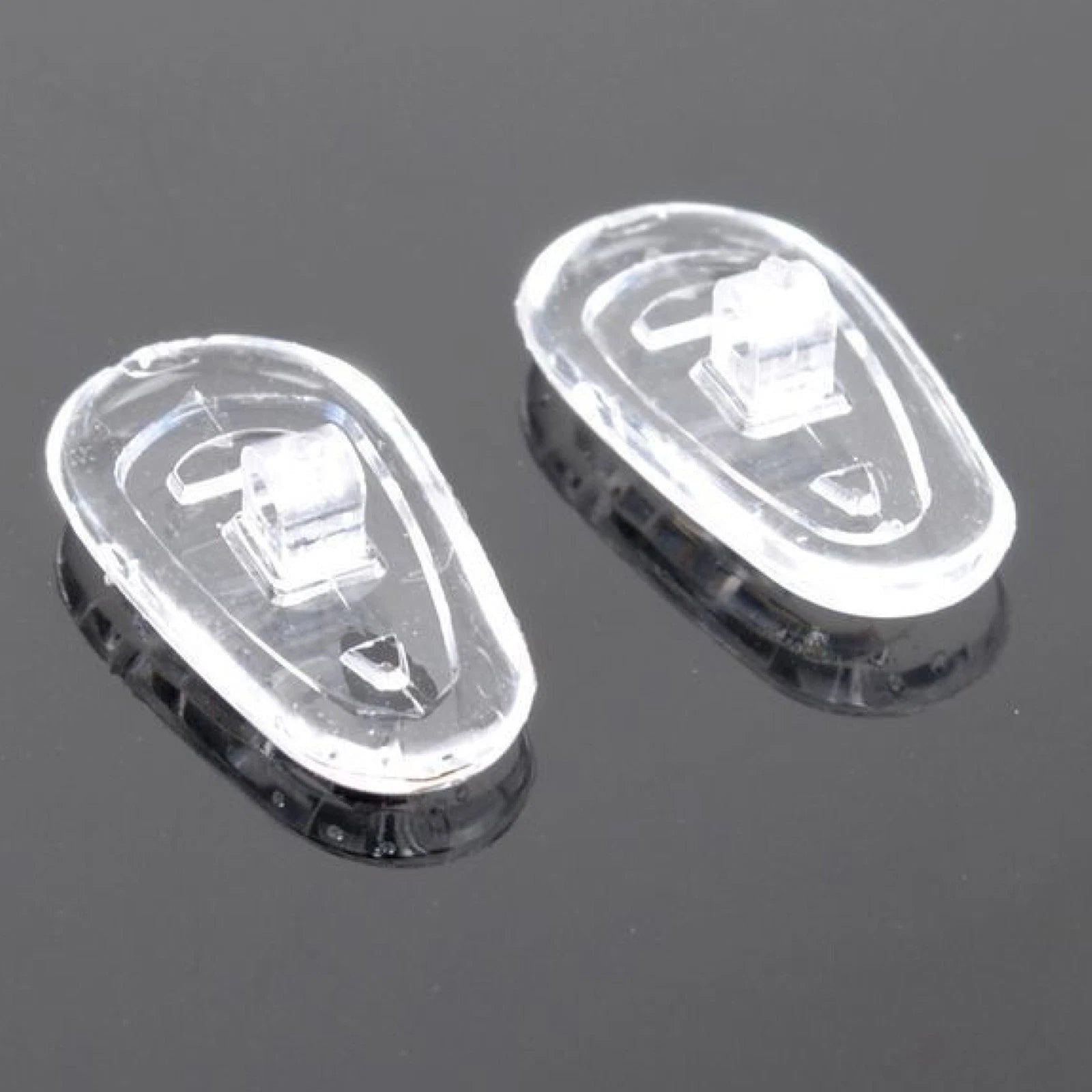 50pairs Crystial Silicone Eyeglass Oval Sunglass Glasses Nose Pads