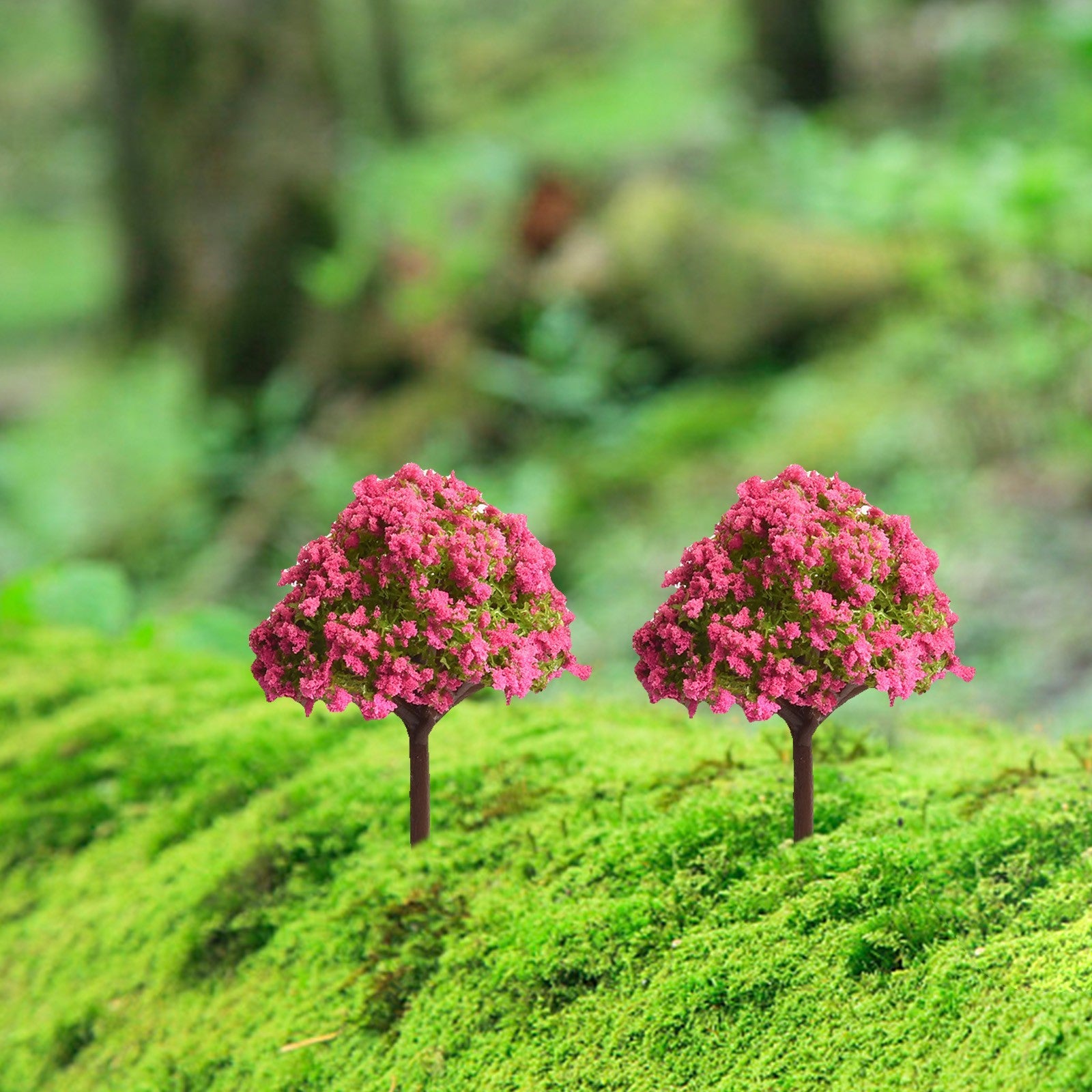 Miniature Flower Model Trees for Realistic Decor