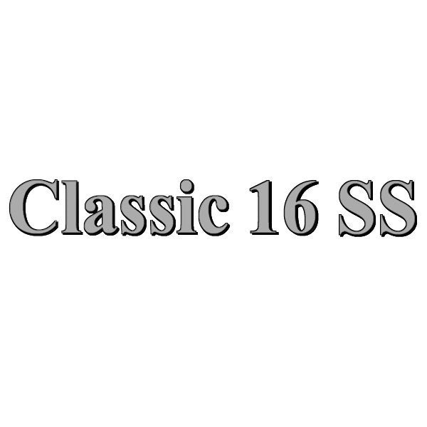 Lund Boat Decal Classic 16 SS Black Silver by Lund