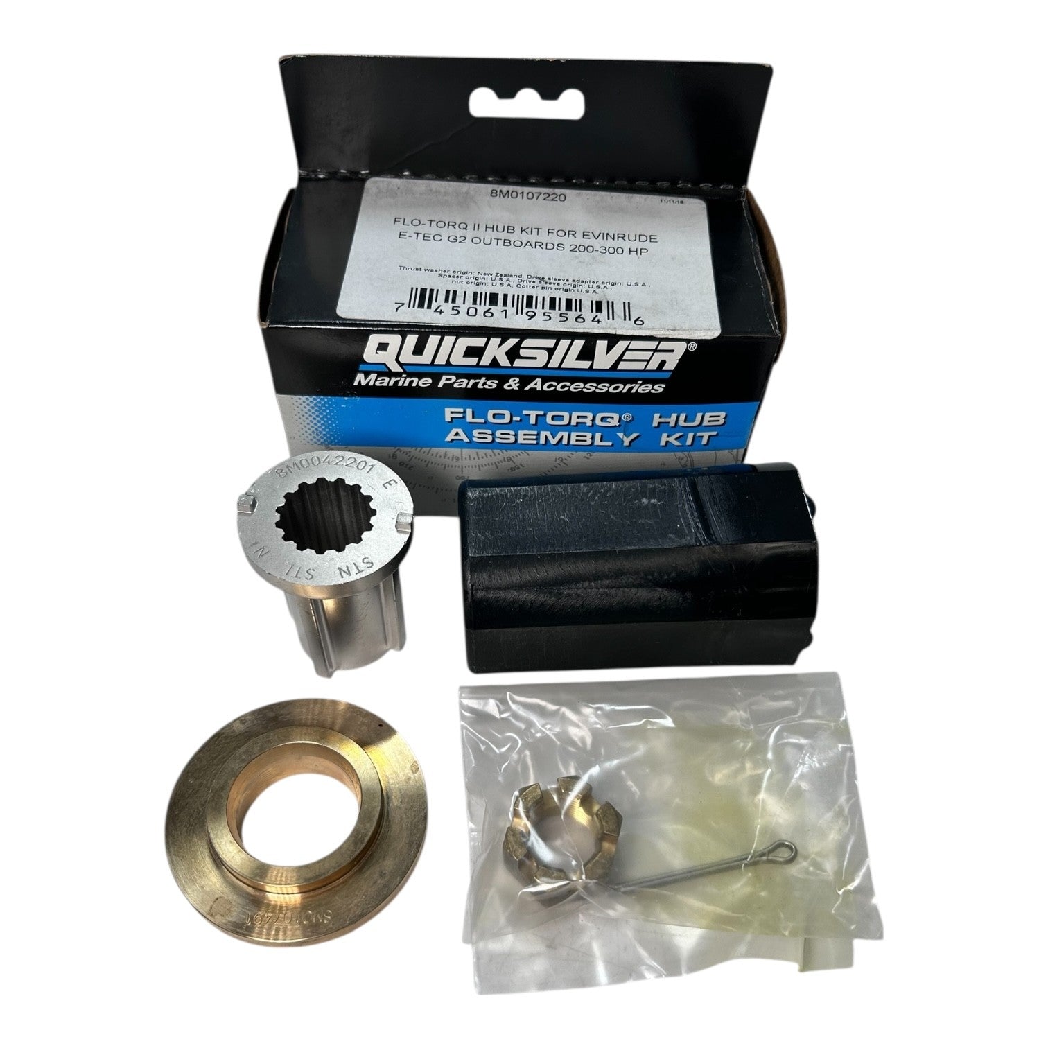 Mercury Quicksilver 8m0107220, Flo-torq Ii Hub Kit Assembly, Oem