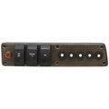 Rocker Switch Panel Boat 9 3/8 x 2 Inch Carbon Fiber