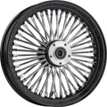 Harddrive V-twin Rear Wheel 16x3.5 In. Black Gloss Spoked 48 For