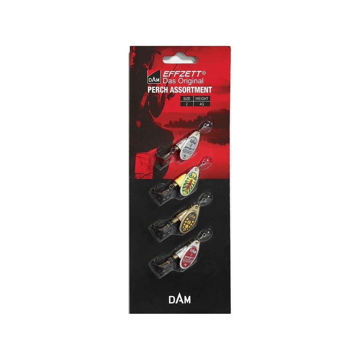 Dam Perch Spinner Assortment Fishing Lures by Dam