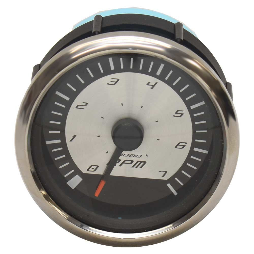 Tachometer Gauge Faria 3 1/4 Inch Platinum 7000 RPM by Faria