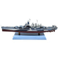 1/1000 Scale Wwii Uss North Carolina Bb-55 Battleship Alloy+pc