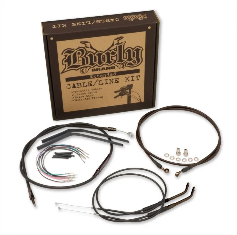 Burly Brand Control Kit 14in T-bar - Fits Harley Davidson Xl1200cx