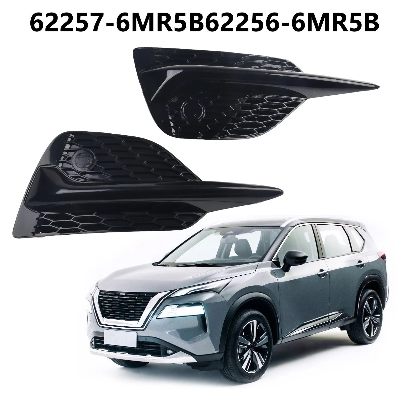 Easy To Install Fog Light Grille Covers For Nissan For Rogue Sport