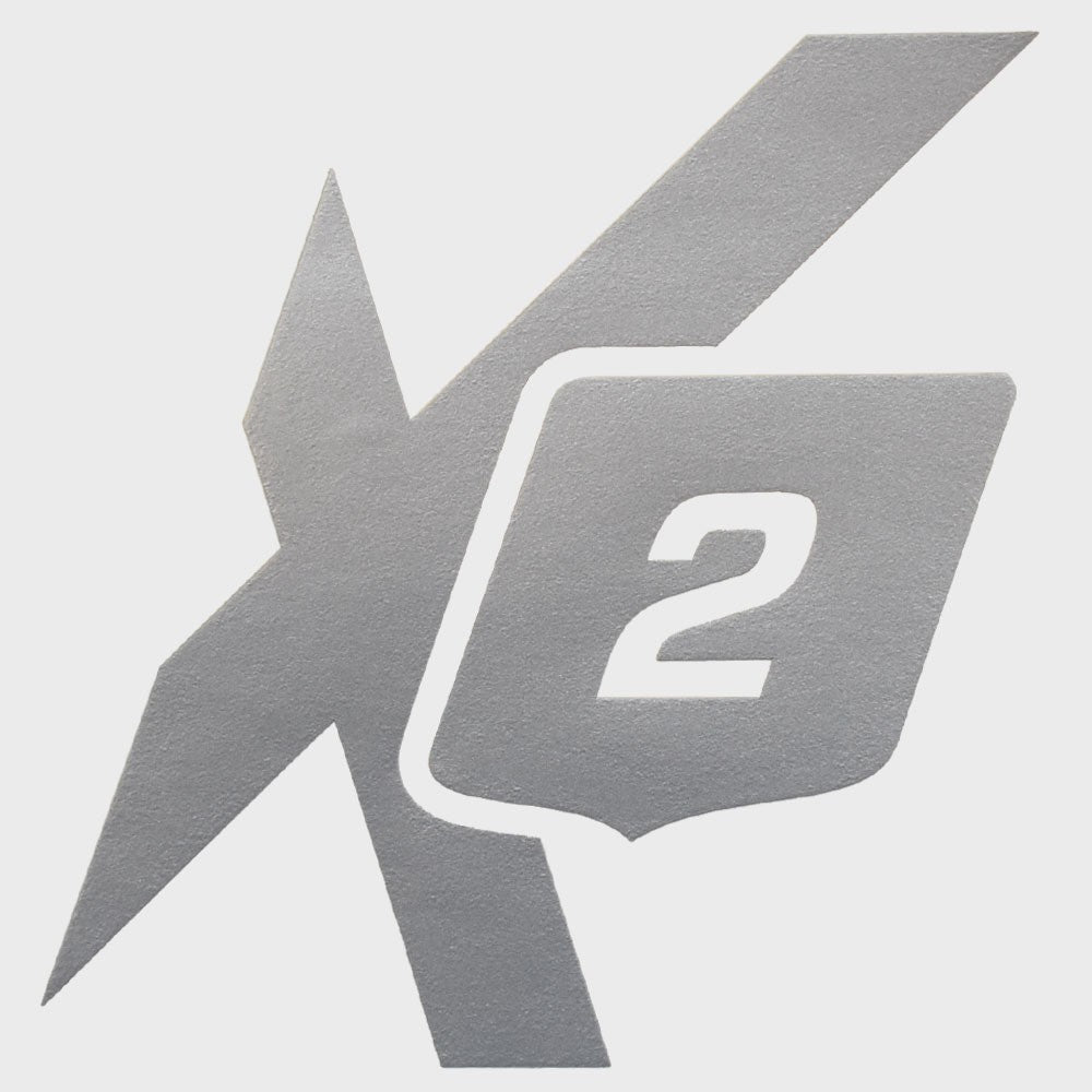 Boat Decal MasterCraft X2 Metallic Silver by MasterCraft