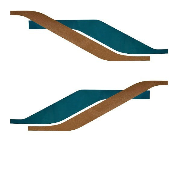 Graphic Decal Sticker Rinker Captiva 190 Gold Teal by Rinker