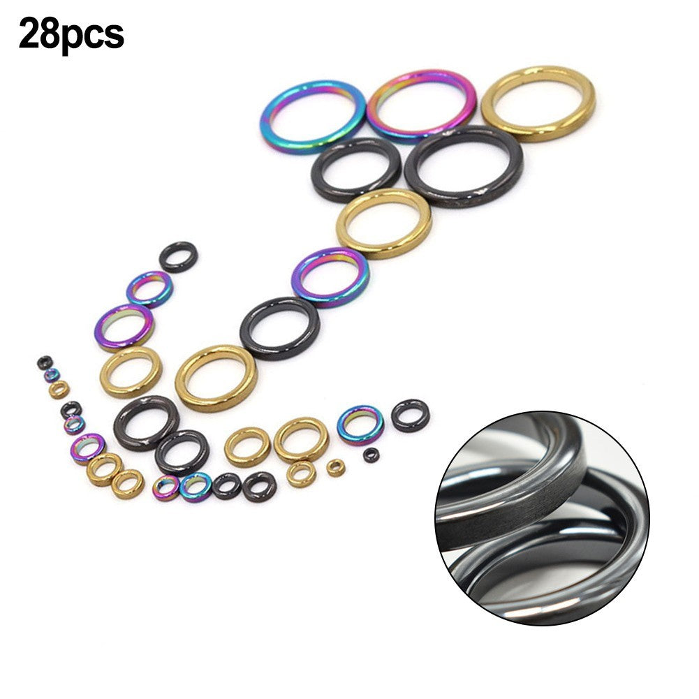 Fishing Rod Eye Replacement Kit 28pcs