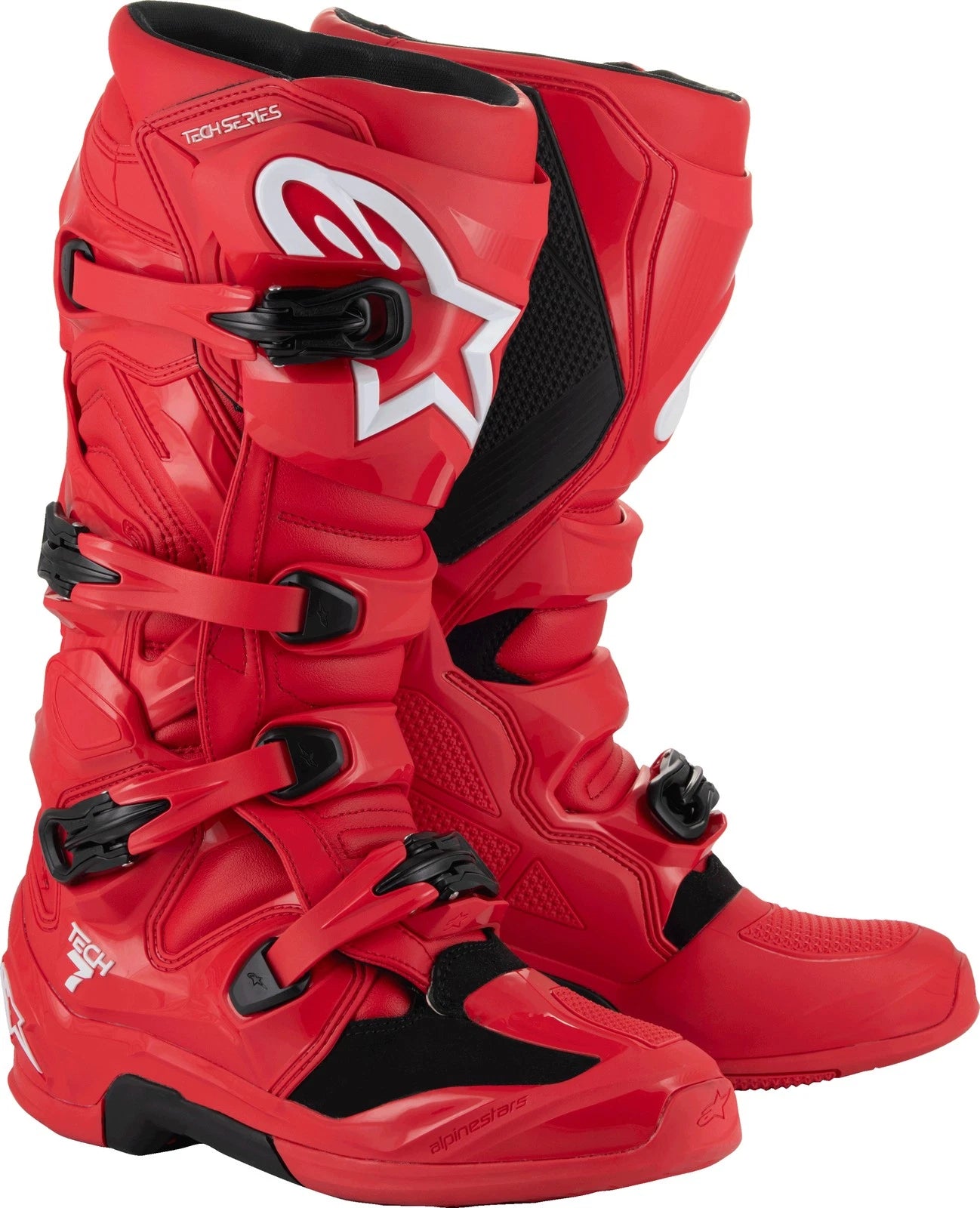 Alpinestars Tech 7 Off-road Boots Bright Red Us 8 Lightweight