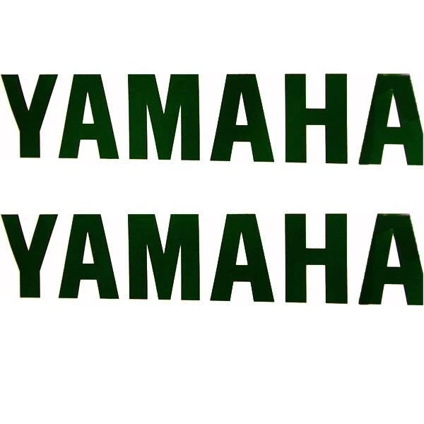 Yamaha Boat Decals | Dark Green 14 X 3 Inch (Pair)