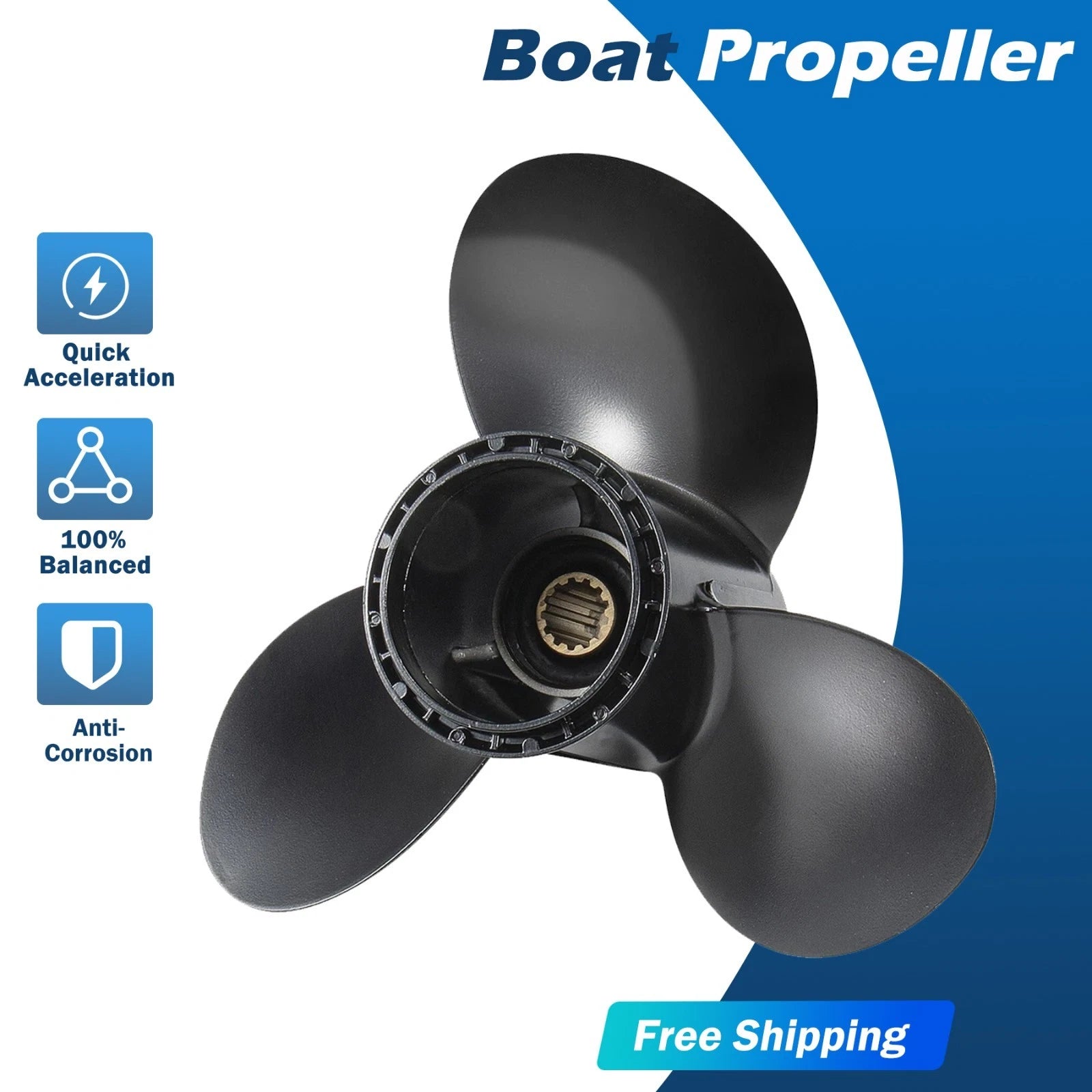 11 1/8 X 16 Outboard Propeller 13 Spline 58100-88l71-01<wbr/>9 For