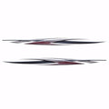 Larson Boat Graphic Decal SEI 2000 Red Silver Black by Larson