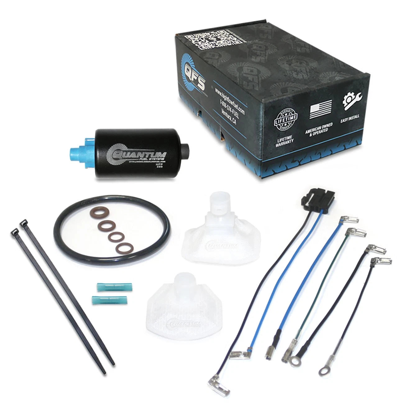 Qfs Fuel Pump +Tank Seal +Strainer For 17-23 Kawasaki Jet Ski Sx-r