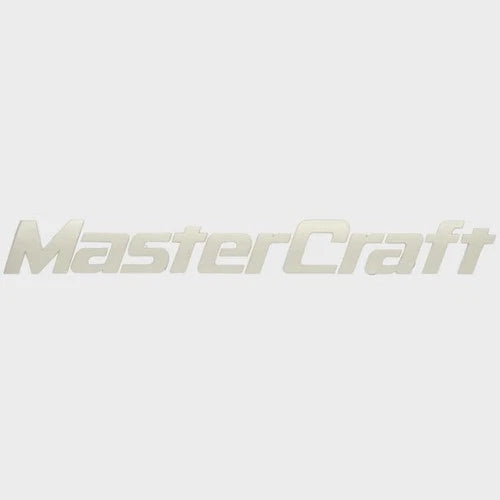 2020 MasterCraft Boat Raised Logo Decal 7502111 | Satin White StickerOpens in a new window or tab
