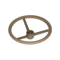 Brown Leather Wrapped Steering Wheel Fits John Deere Re282643