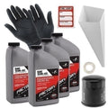 Factory Racing Parts 10W-40 4qt Oil Change Kit Fits Kawasaki Ninja