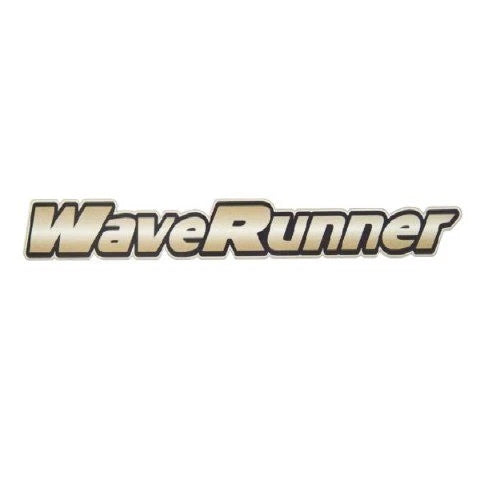 Yamaha Boat Logo Decal | Waverunner Gold White Sticker
