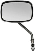 Harddrive Style Short Stem Chrome Left Mirror For Harley V-twin