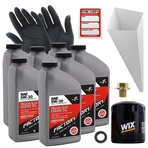 Factory Racing Parts 5w30 7qt Oil Change Kit For Ford Bronco 21-23