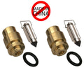 Seadoo Mikuni Dual Carb Needle Valve & Seat Kit 2 Sets 717 720 787 800
