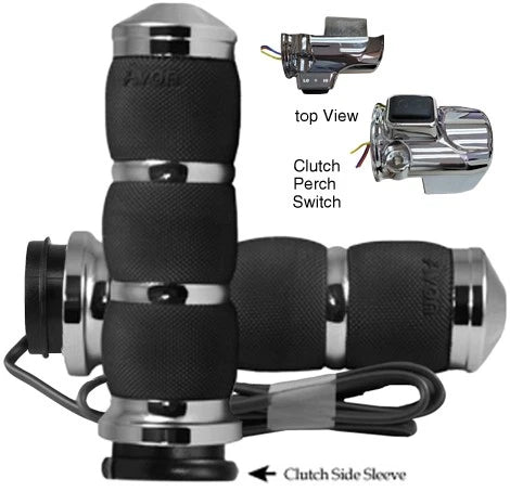 Avon Air Cushion Heated Grips For 2015+ Harley Road Glide V-twin