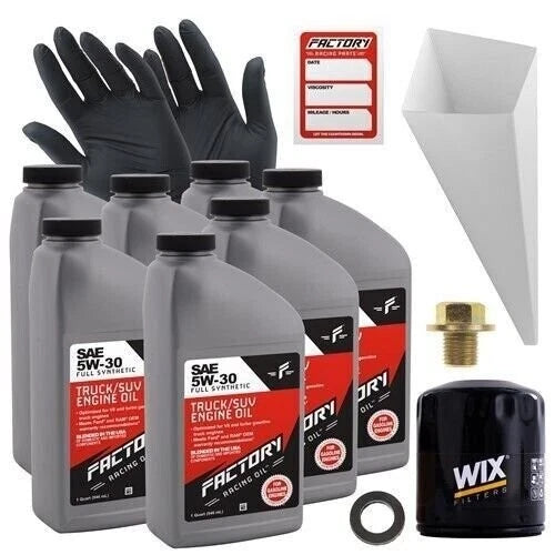 Factory Racing Parts 5w30 7qt Oil Change Kit For Lexus Gx470 4.7l