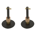 (2) Snow Plow Shoe Skid Foot Assemblies 49071 1303220 For Western