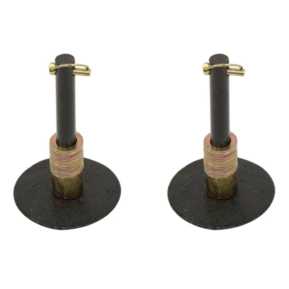 (2) Snow Plow Shoe Skid Foot Assemblies 49071 1303220 For Western
