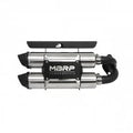 Mbrp Dual Stacked Slip-on Exhaust System Muffler Polaris Rzr Xp 1000