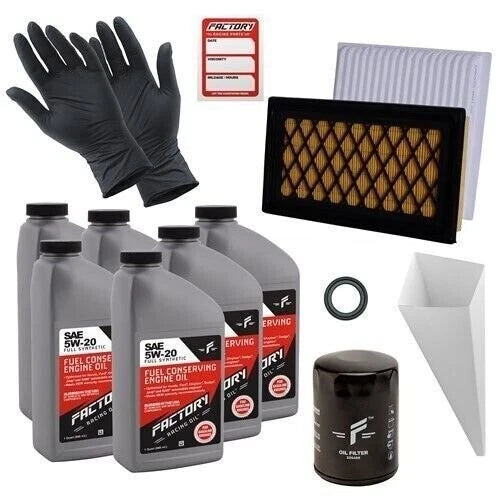 Factory Racing Parts 5w20 6qt Oil Change Kit For Lincoln Mkx 3.5l/3.7l