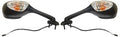 Mirrors Fairing Black Rectangle & Indicators Gsxr1000 05-08 (Pair)