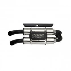 Mbrp Dual Stacked Slip-on Exhaust System With Performance Muffler For