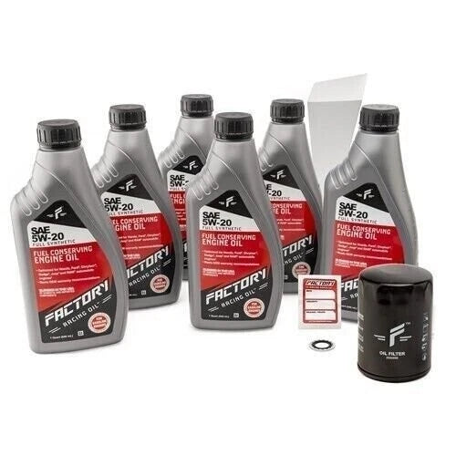 Factory Racing Parts 5W-20 6qt Oil Change Kit Fits Ford Explorer