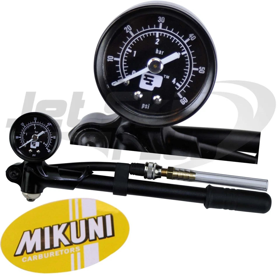 Mikuni Pop Off Popoff Pressure Gauge Tester Carburetor Needle Seat