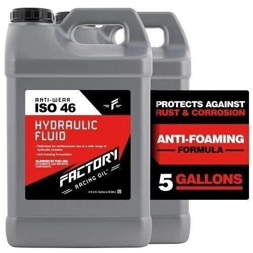 Factory Racing Oil 214803 Twin Pack Anti-wear Iso 46 Hydraulic Fluid
