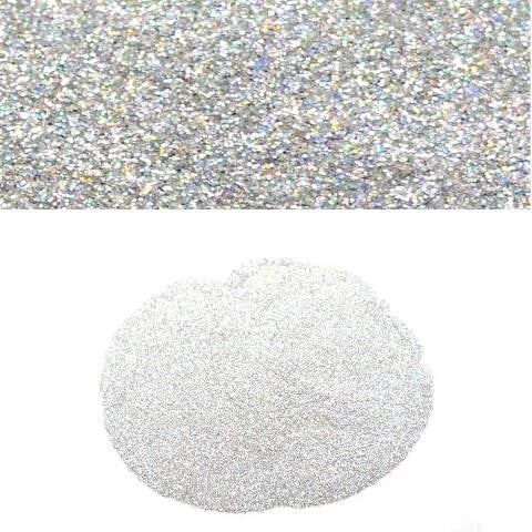 Boat Auto Motorcycle Truck Metal Glitter Flake | Silver Hologram (8oz)