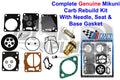 Seadoo Genuine Mikuni Carb Rebuild Kit Needle Seat & Base Gasket Gts