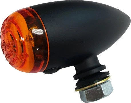 Harddrive Led Bullet Marker Light With Red Lens For V-twin Motorcycles